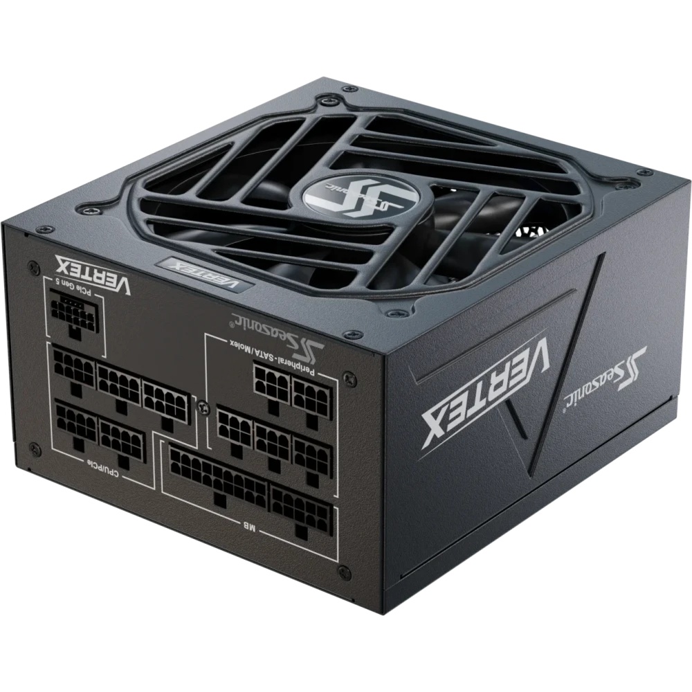 Блок питания Seasonic ATX 1200W VERTEX GX-1200 80 PLUS gold (20+4pin) APFC 135мм fan 18xSATA Cab Man