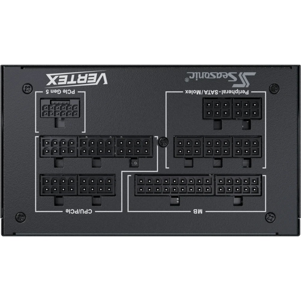 Блок питания Seasonic ATX 1200W VERTEX GX-1200 80 PLUS gold (20+4pin) APFC 135мм fan 18xSATA Cab Man