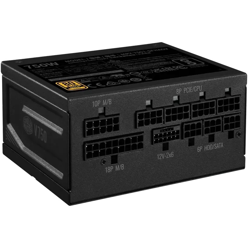 Блок питания Cooler Master SFX 750W V750 Gen.5 80 PLUS gold 24pin APFC 120мм fan 12xSATA Cab Manag R