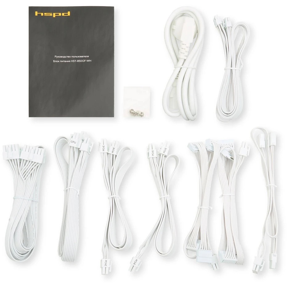 Блок питания Power Supply HSPD, 850W 80 PLUS Gold (ATX, 2.52, PCIe 5.1, Full modular, 1x24(20+4)pin