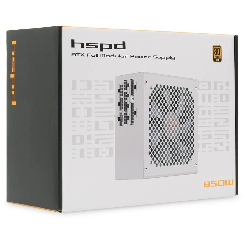 Блок питания Power Supply HSPD, 850W 80 PLUS Gold (ATX, 2.52, PCIe 5.1, Full modular, 1x24(20+4)pin