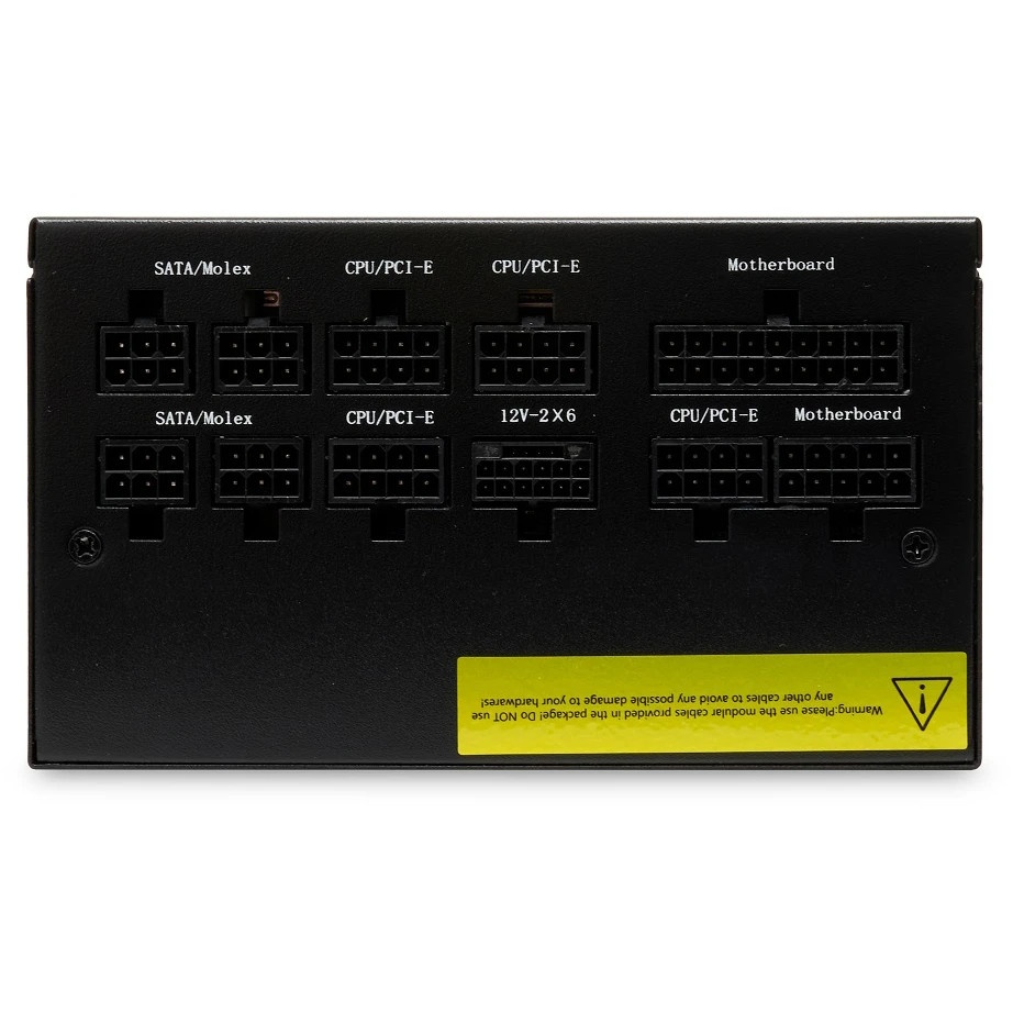 Блок питания Power Supply HSPD, 1000W 80 PLUS Gold (ATX, 2.52, Full modular, 1x24(20+4)pin 600мм, 2x