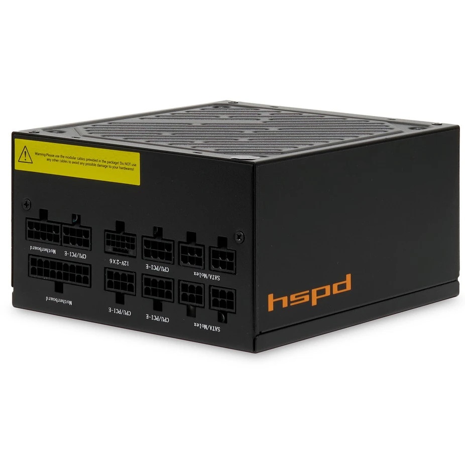 Блок питания Power Supply HSPD, 1200W 80 PLUS Gold (ATX, 2.52, Full modular, 1x24(20+4)pin 600мм, 2x