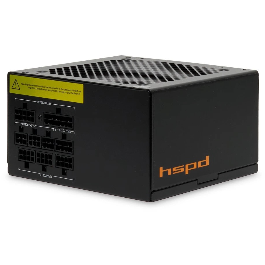 Блок питания Power Supply HSPD, 850W 80 PLUS Gold (ATX, 2.52, Full modular, 1x24(20+4)pin 600мм, 2xC