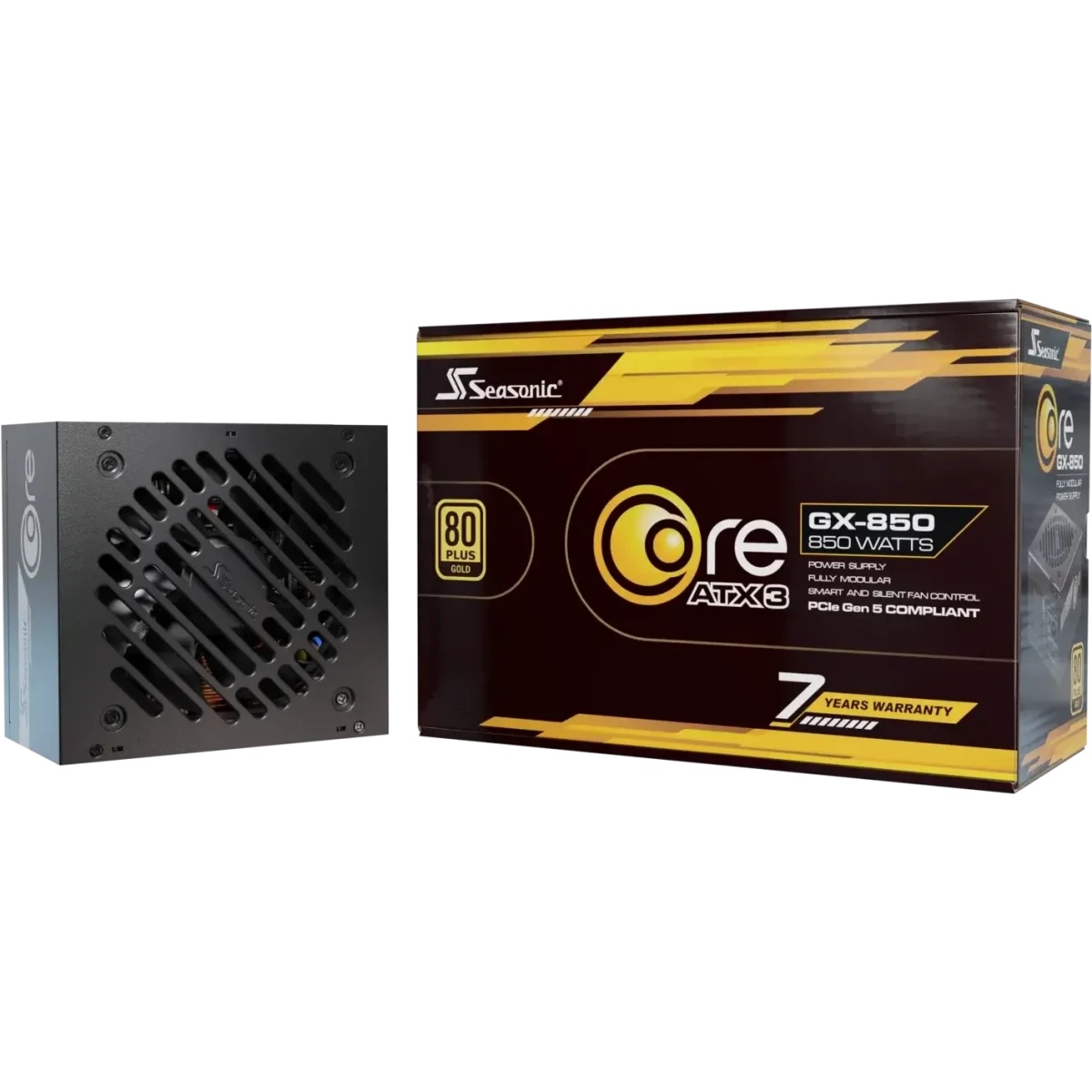 Блок питания Seasonic ATX 850W Core GX-850 Gen.5 80 PLUS gold 24pin APFC 120мм fan 8xSATA Cab Manag