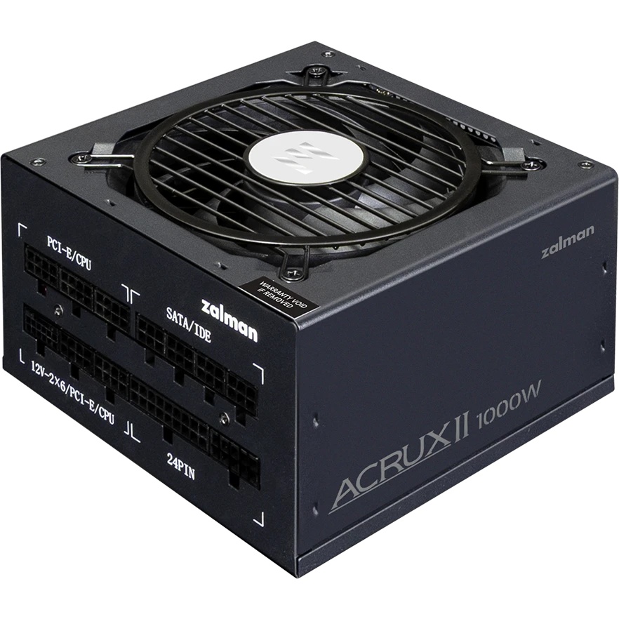 Блок питания Zalman ATX 1000W ZM1000-ARX2 80+ platinum (20+4pin) APFC 120мм fan 12xSATA Cab Manag RT