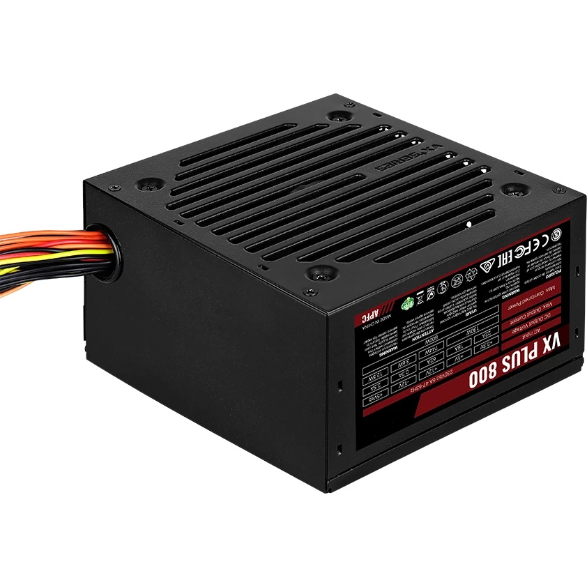 Блок питания 800W FORMULA VX PLUS 800W (ATX12V 2.3, APFC, 20+4 pin, 120mm fan, PCI-E 6+2Px4, 6xSATA)