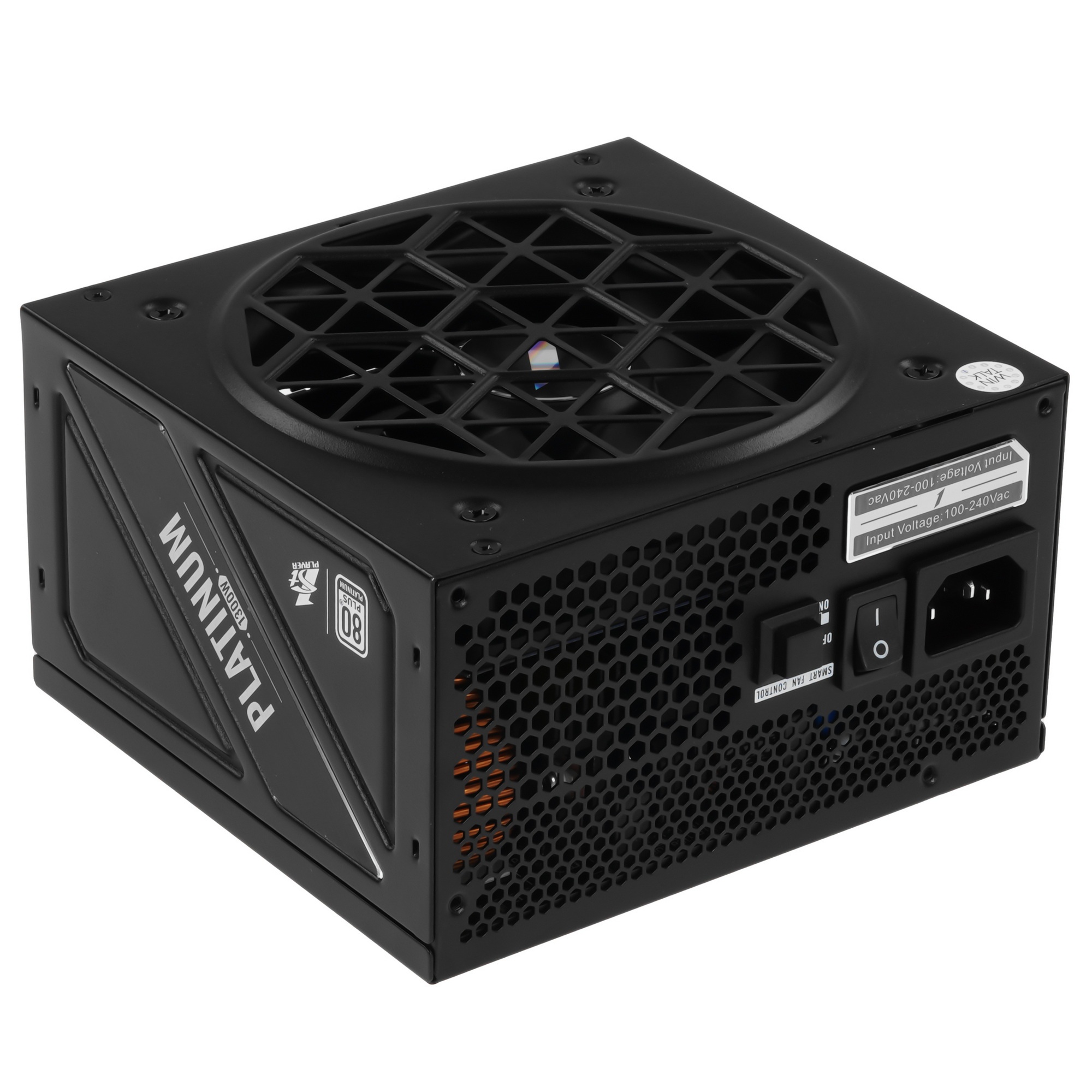 Блок питания 1STPLAYER NGDP Platinum 1300W Black, 1300Вт, 80 PLUS Platinum, 120мм, модульный, черный