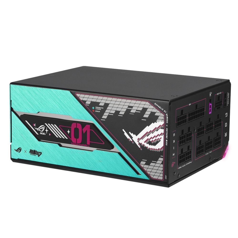 Блок питания ПК ASUS ROG-THOR-1200P3-MIKU