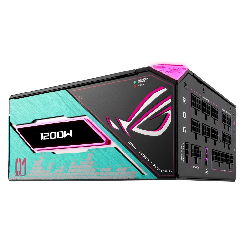 Блок питания ПК ASUS ROG-THOR-1200P3-MIKU
