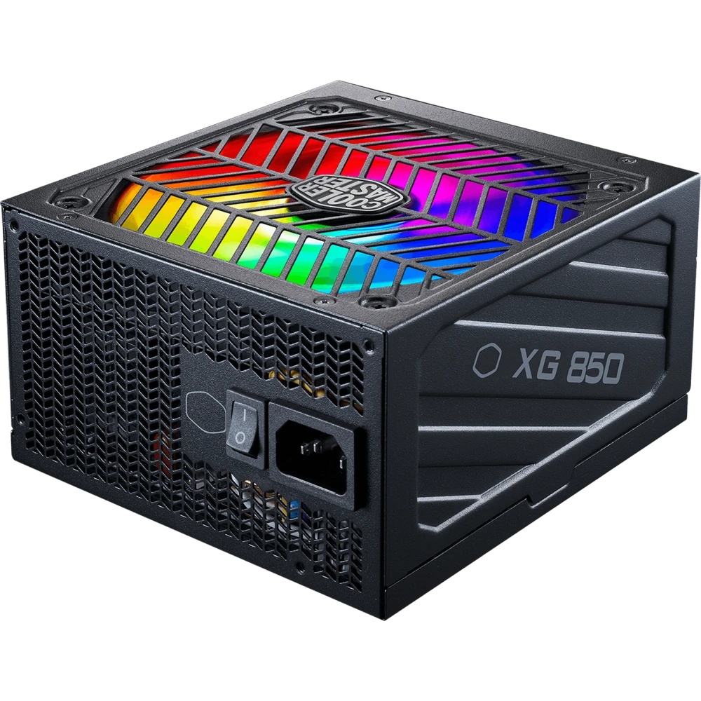 Блок питания Cooler Master XG850, 850Вт, 80 PLUS Platinum, 135мм, модульный, черный