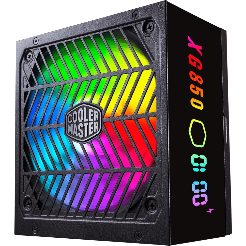 Блок питания Cooler Master XG850, 850Вт, 80 PLUS Platinum, 135мм, модульный, черный