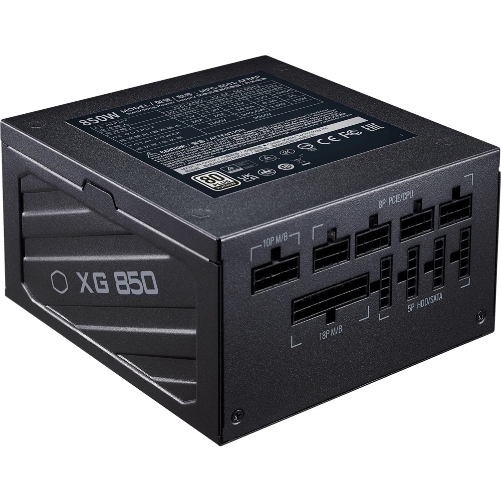 Блок питания Power Supply Cooler Master XG850 Platinum, 850W, ATX, 135mm, 24pin, 12xSATA, 6xPCI-E(6+