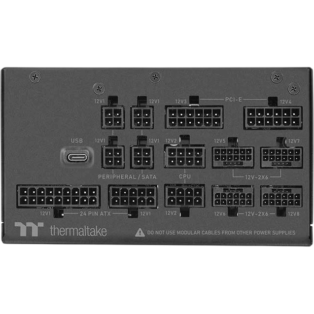 Блок питания Thermaltake ATX 2000W Toughpower i Gen.5 80+ platinum 24pin APFC 140mm fan color LED 12
