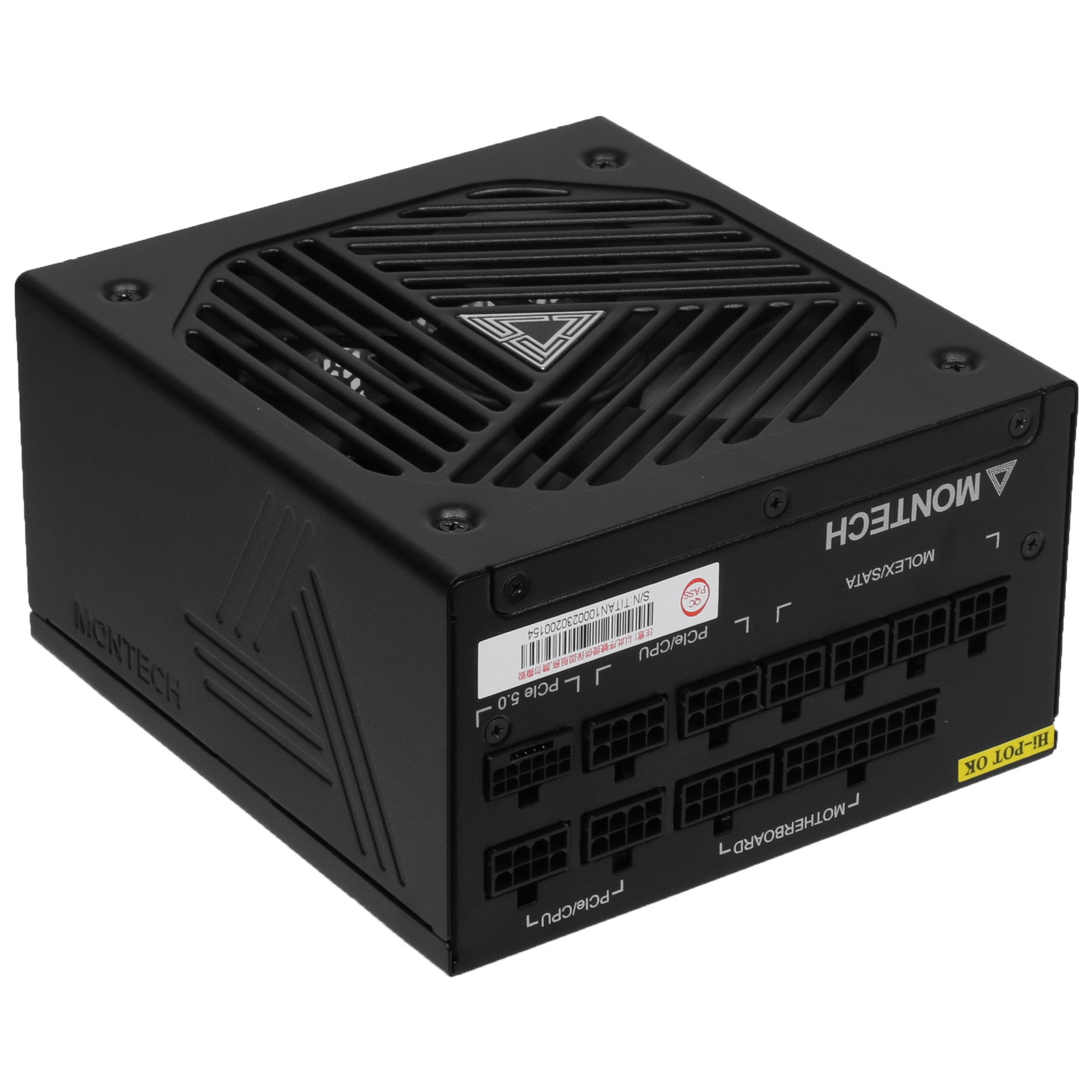 Блок питания Montech ATX 1000W TITAN GOLD Gen.5 80 PLUS  gold (20+4pin) APFC 135mm fan 12xSATA Cab M