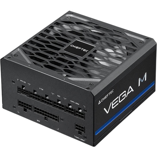 Блок питания Chieftec Vega M PPG-1000-C (ATX 3.1, 1000W, 80 PLUS GOLD, Active PFC, 135mm fan, Gen5 P