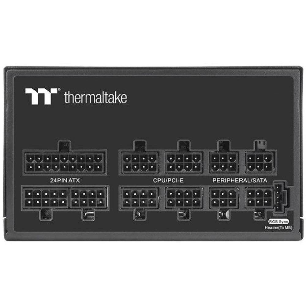 Блок питания Thermaltake ATX 850W Toughpower GF1 ARGB 80+ gold (24+4+4pin) APFC 140мм fan color LED