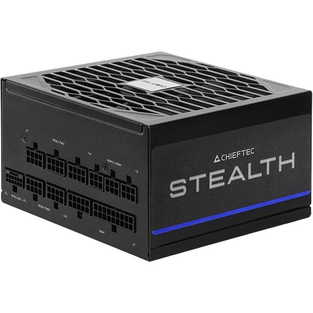 Блок питания Chieftec Stealth SPX-1000-FC (ATX 3.1, 1000W, 80 PLUS PLATINUM, Active PFC, 135mm fan,