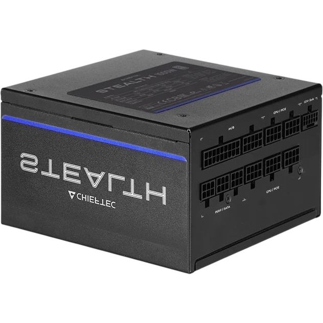 Блок питания Chieftec Stealth SPX-1000-FC (ATX 3.1, 1000W, 80 PLUS PLATINUM, Active PFC, 135mm fan,
