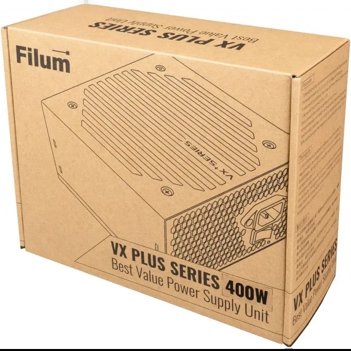 Блок питания ATX Filum VX PLUS 400 120mm fan