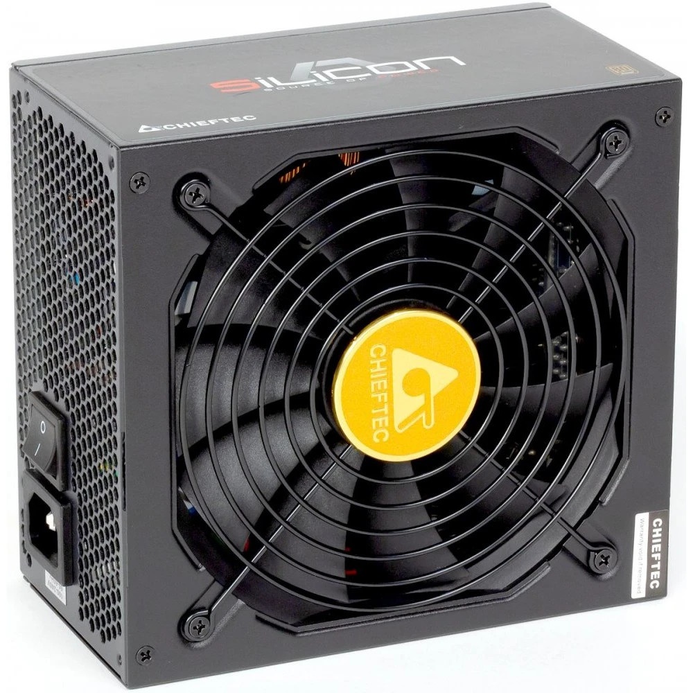 Блок питания Chieftec Silicon SLC-650C (ATX 2.3, 650W, 80 PLUS BRONZE, Active PFC, 140мм fan, Full C