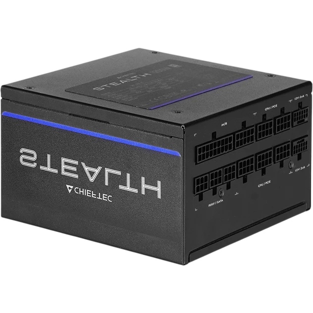 Блок питания Chieftec Stealth SPX-1200-FC (ATX 3.1, 1200W, 80 PLUS PLATINUM, Active PFC, 135mm fan,
