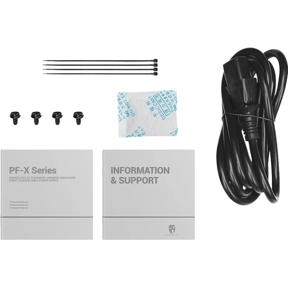 Блок питания Deepcool GAMERSTORM PF550X (ATX 2.52, 550W, PWM 120mm fan, Active PFC+DC to DC, 80+ BRO