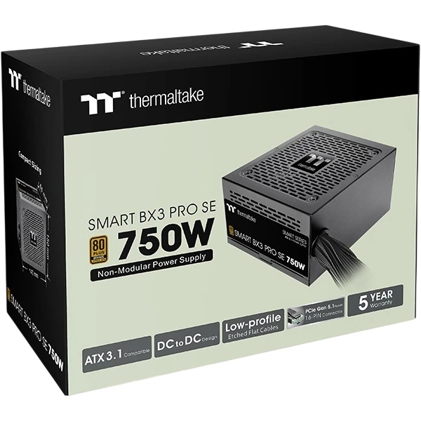 Блок питания Thermaltake Smart BX3 Pro SE/0750W/Non Modular/Non Light/Single Voltage/Analog/80 Plus