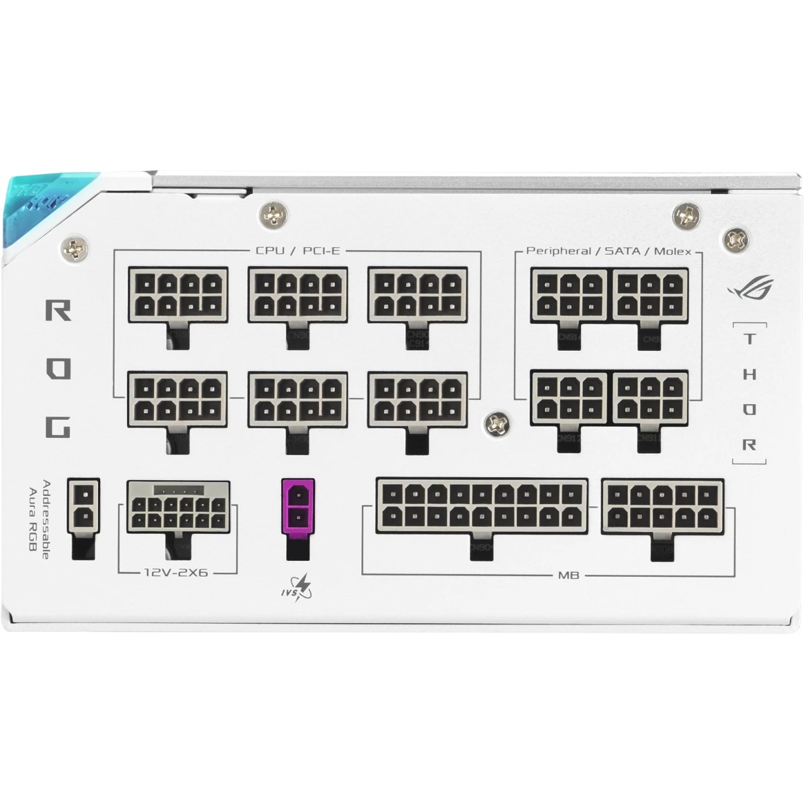 Блок питания ПК ASUS ROG-THOR-1200P3-WHITE-GAMING