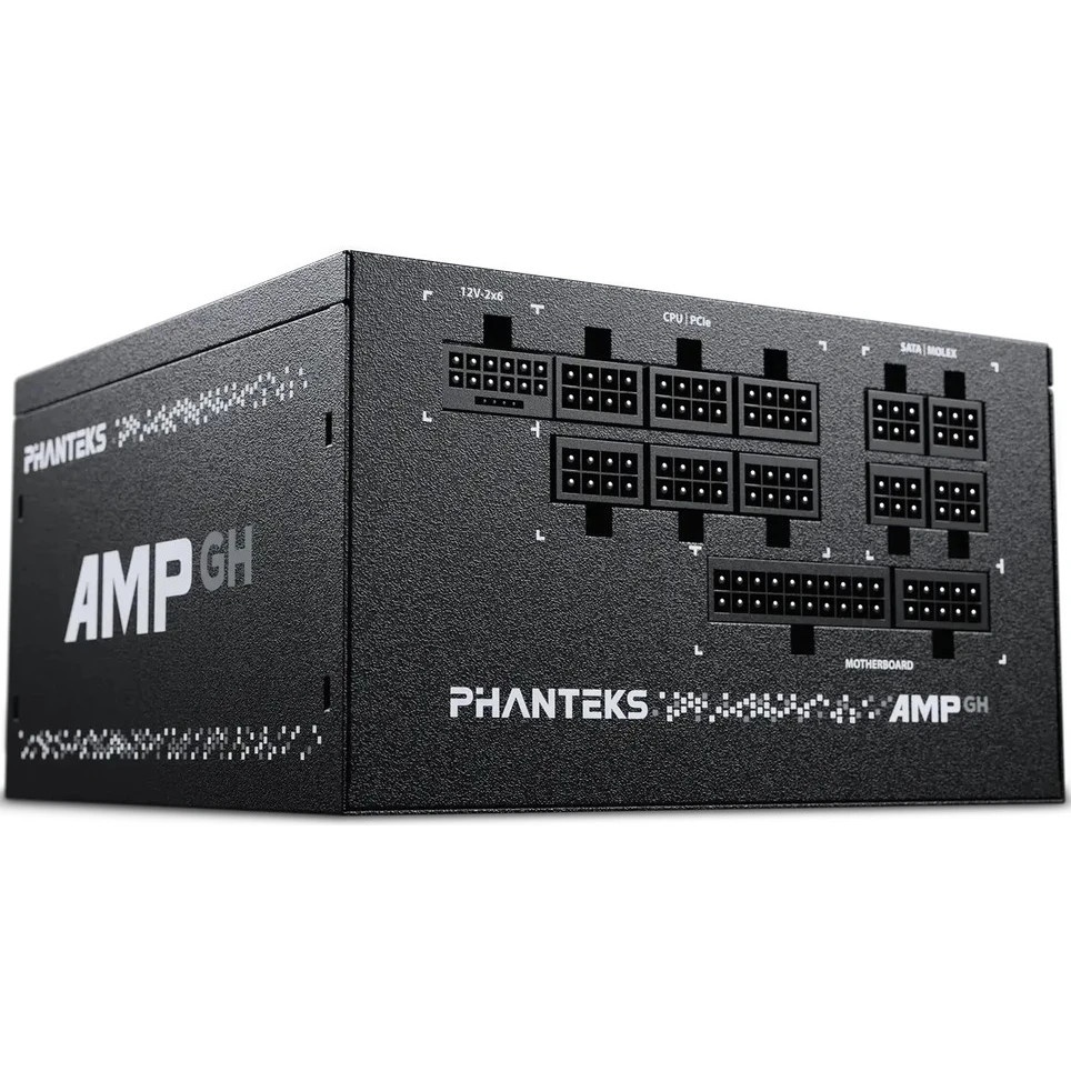 Блок питания PHANTEKS AMP GH 1200W (80 Plus Platinum, ATX 3.1, PCIe 5.1, APFC, 120мм Fan, Fully Modu