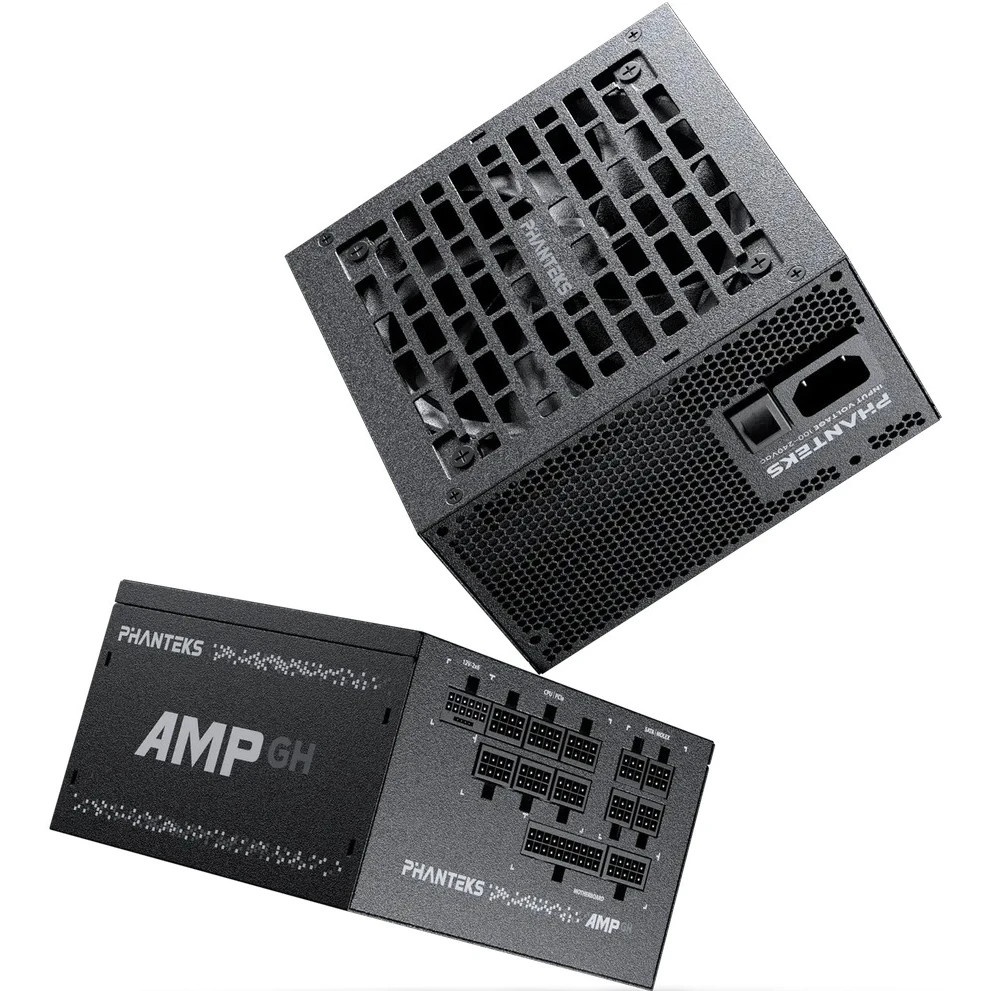 Блок питания PHANTEKS AMP GH 1200W (80 Plus Platinum, ATX 3.1, PCIe 5.1, APFC, 120мм Fan, Fully Modu