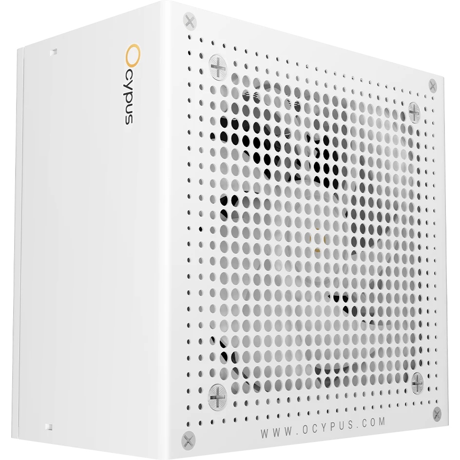 Блок питания Ocypus Iota P850 WH, 850W, APFC, 80+ Gold, ATX 3.1, Fully Modular, 120mm Fan