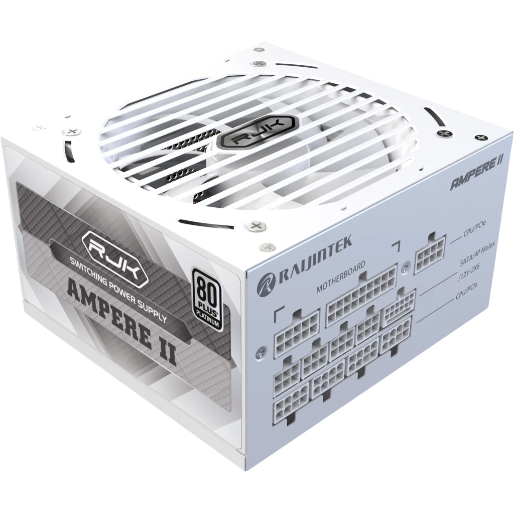 Блок питания Raijintek AMPERE II 1200, 1200W 80+ Platinum (ATX, 3.1, PCIe 5.1, Full-modular, 1x24(20