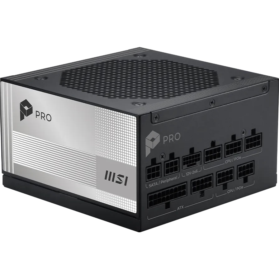 Блок питания ATX 850W PRO A850PL PCIE5 MSI