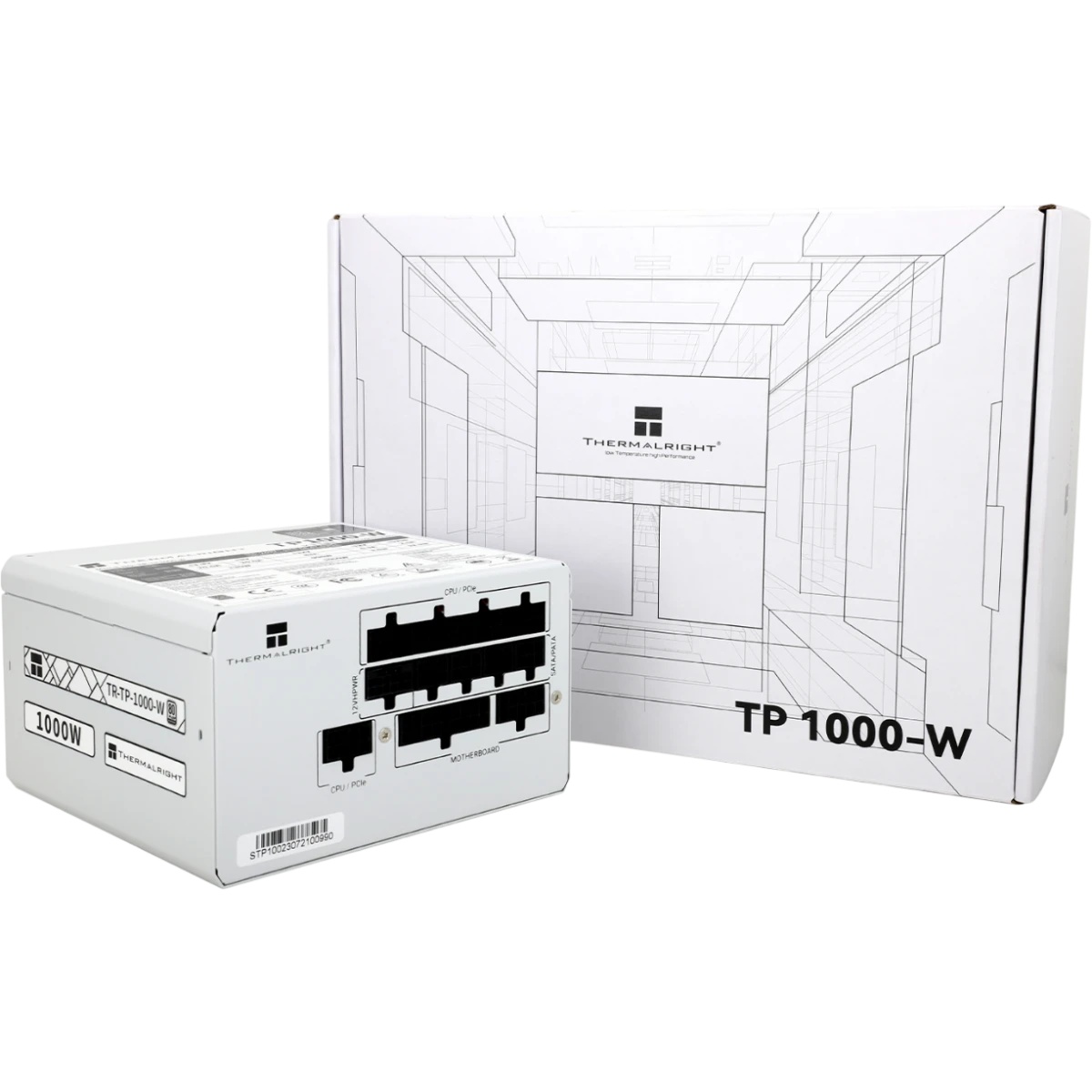 Блок питания Thermalright, 1000W 80+ Platinum (ATX, 3.0, PCIe 5.0, Full modular, 1x24(20+4)pin, 1xCP
