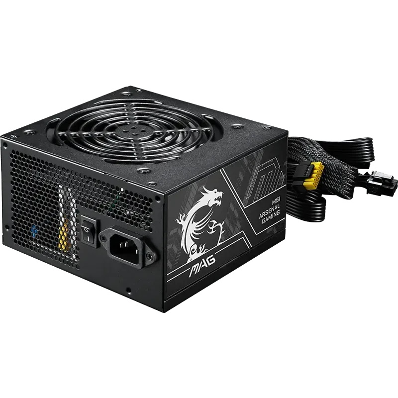 Блок питания MSI ATX 750W MAG A750BN PCIE5 II 80+ bronze (20+4pin) APFC 120mm fan 3xSATA RTL