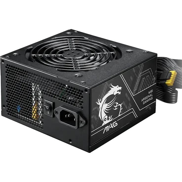 Блок питания MSI ATX 750W MAG A750BN PCIE5 II 80+ bronze (20+4pin) APFC 120mm fan 3xSATA RTL