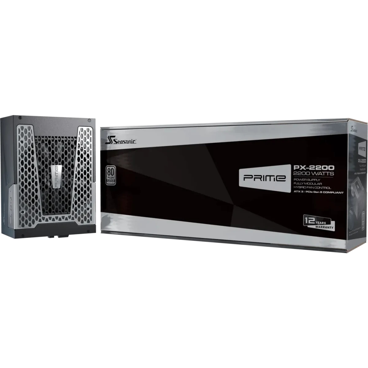 Блок питания Seasonic ATX 2200W Prime PX-2200 Gen.5 80+ platinum (20+4pin) APFC 135mm fan 18xSATA Ca