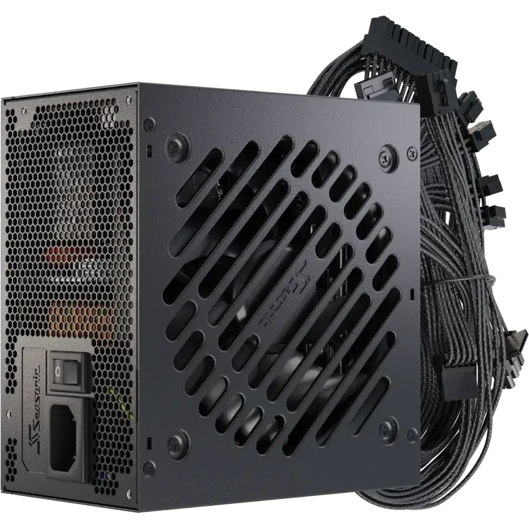Блок питания Seasonic ATX 650W Core V2 GC-650 80+ gold (20+4pin) APFC 120mm fan 6xSATA RTL