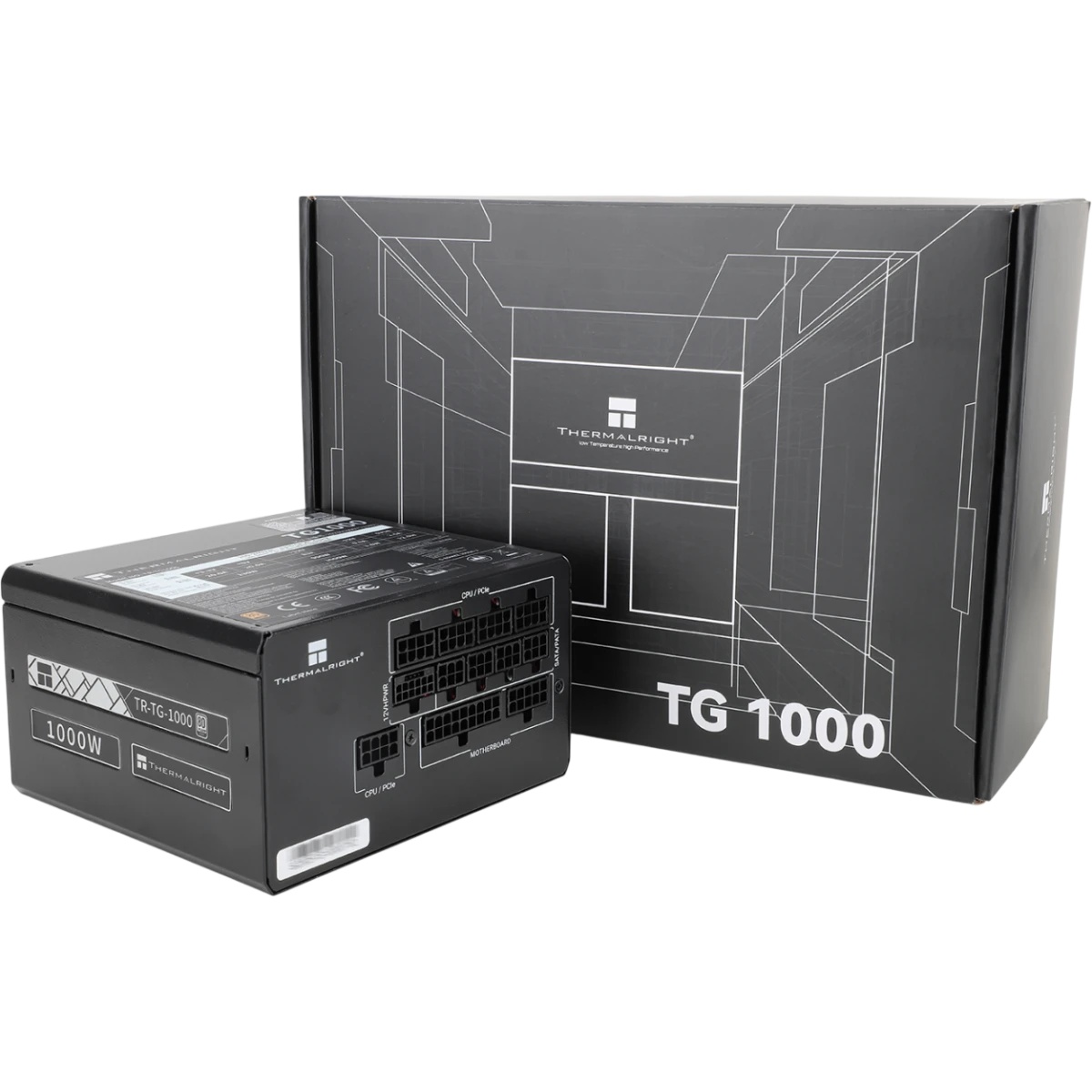 Блок питания ПК Thermalright, 1000W 80+ Gold (ATX, 3.0, PCIe 5.0, Full modular, 1x24(20+4)pin 600mm,