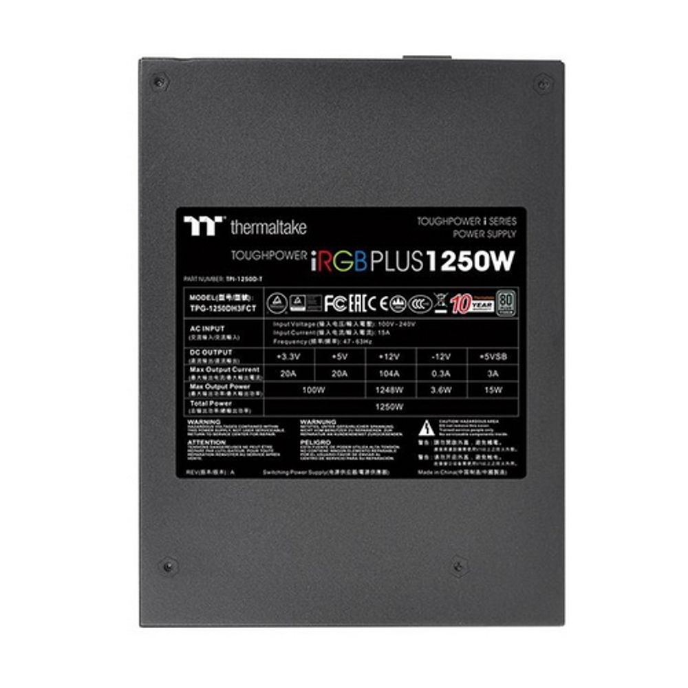 Блок питания Toughpower i Digital 1250 PS-TPI-1250DPCTEU-T /1250W/ATX 2.3 & EPS 2.92/A-PFC/14cm Riin