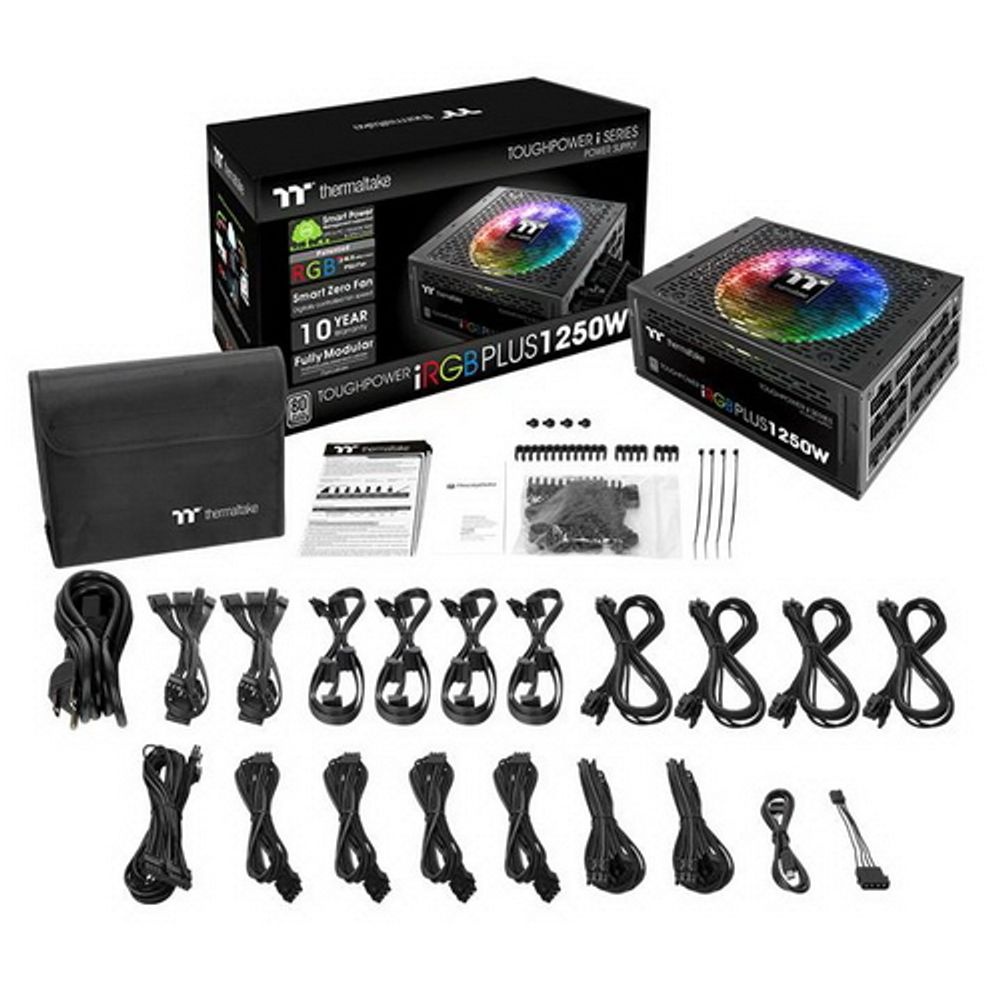Блок питания Toughpower i Digital 1250 PS-TPI-1250DPCTEU-T /1250W/ATX 2.3 & EPS 2.92/A-PFC/14cm Riin