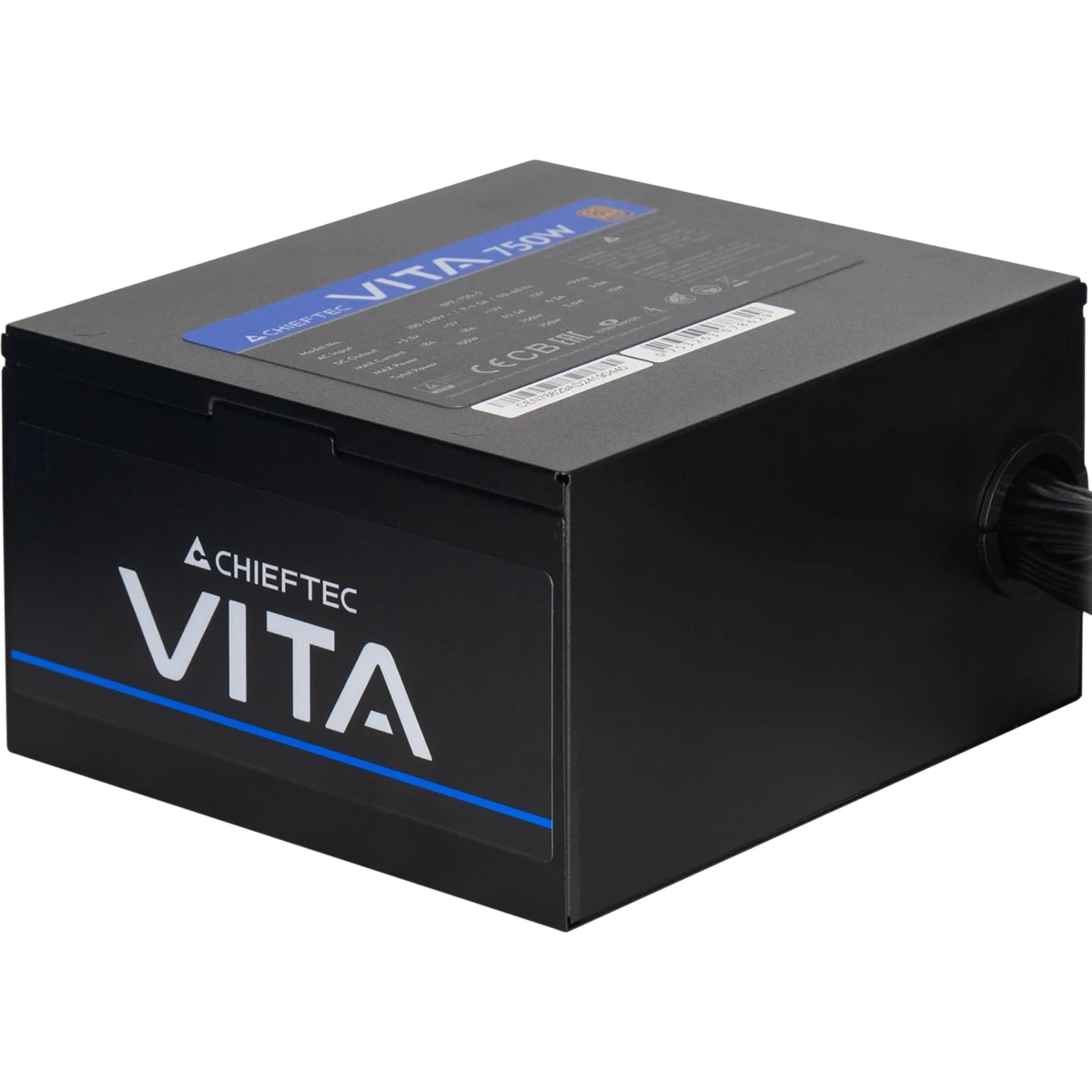 Блок питания Chieftec ATX 650W Vita BPX-650-S Gen.5 Half mod 80+ bronze (20+4pin) APFC 120mm fan 6xS