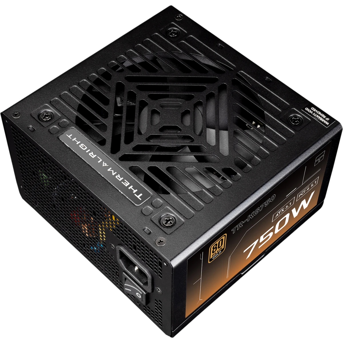 Блок питания 750W Power Supply Thermalright, 750W 80+ Gold (ATX, 3.1, PCIe 5.1, Full modular, 1x24(2