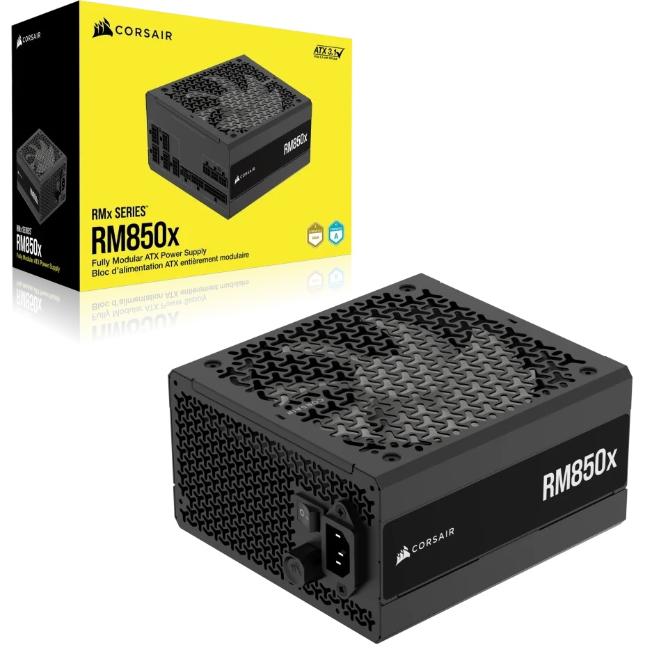 Блоки питания/ Power Supply Corsair RM850x, Model RPS0197, 850W 80+ Gold (ATX, 3.1, PCIe 5.1, Full m