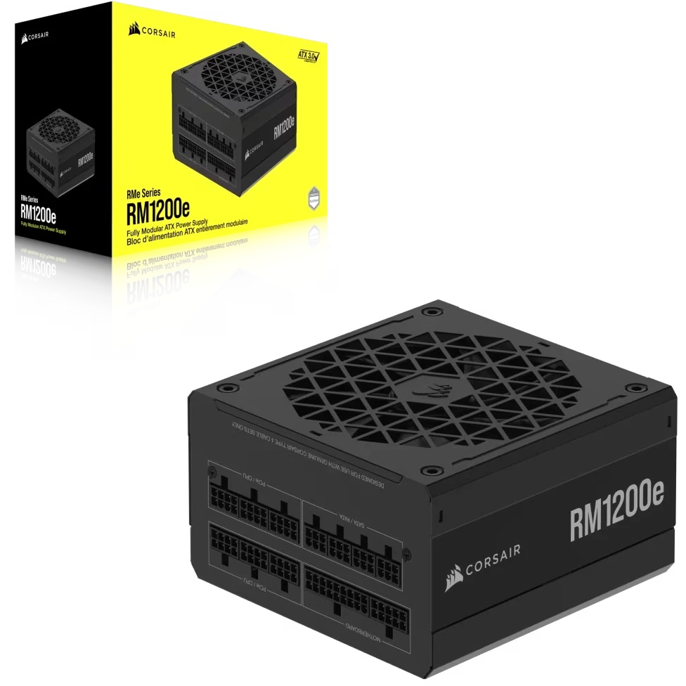 Блоки питания/ Power Supply Corsair RM1200e Low-Noise, Model RPS0189, 1200W 80+ Gold (ATX, 3.1, PCIe
