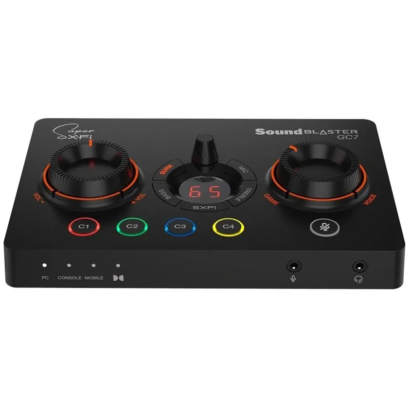 Звуковая карта Creative USB Sound BlasterX GC7 (Super X-Fi Ultra DSP) 7.1 Ret