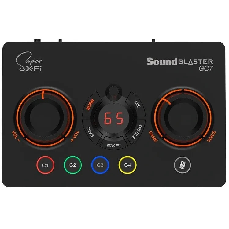 Звуковая карта Creative USB Sound BlasterX GC7 (Super X-Fi Ultra DSP) 7.1 Ret