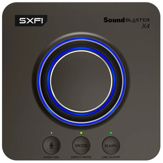 Звуковая карта Creative USB Sound Blaster X 4 WW (SB-Axx1) 7.1 Ret