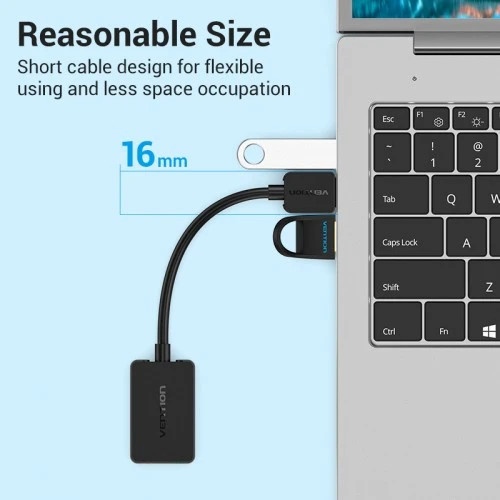 Внешняя звуковая карта Vention USB Черная, шт.